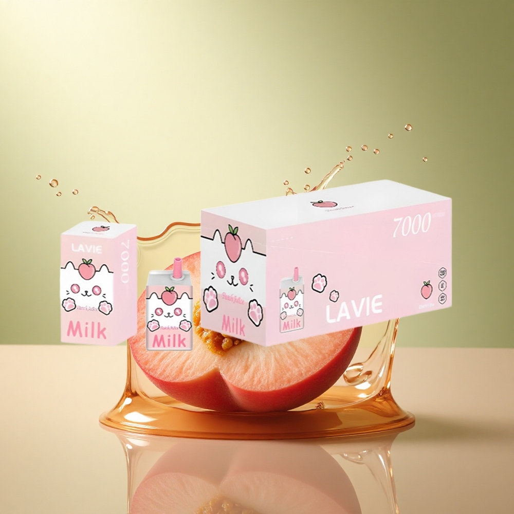 Lavie Milk 7000 Puffs Perzensap Type C 600mAh