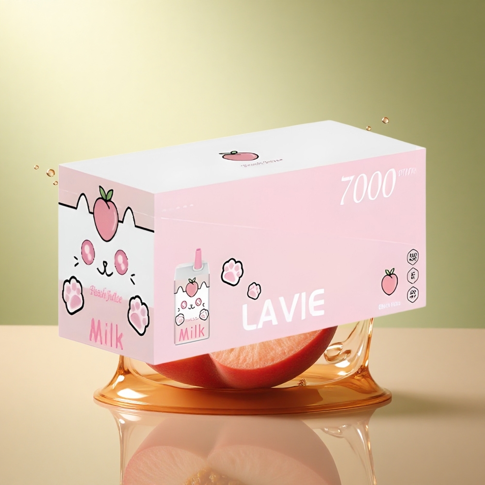 Lavie Milk 7000 Puffs Perzensap Type C 600mAh
