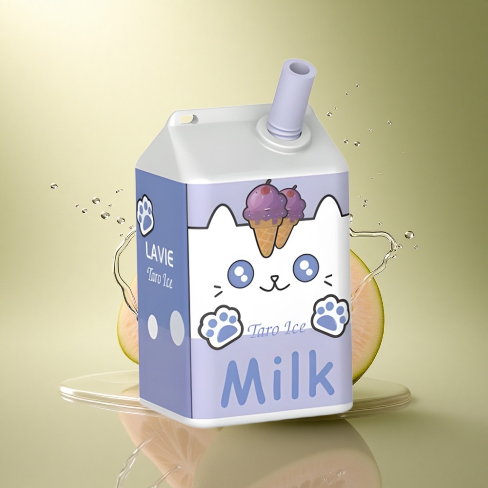 Lavie Milk 7000 Puffs Tarowortel IJs met 16ML vloeistof en 600mAh batterij