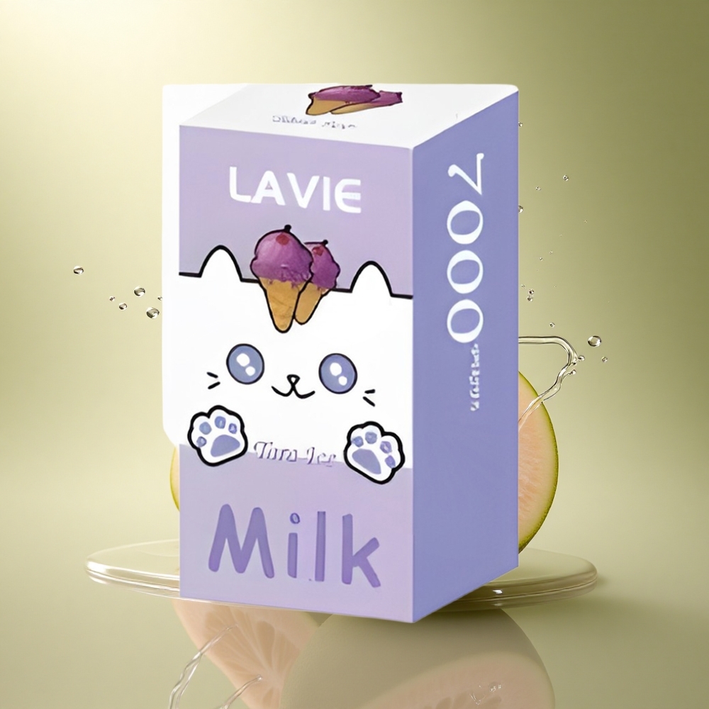 Lavie Milk 7000 Puffs Tarowortel IJs met 16ML vloeistof en 600mAh batterij