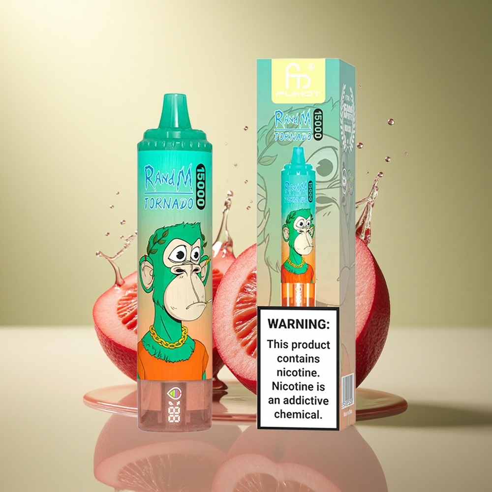 RandM Fumot Tornado 15000 Puffs Drievoudige Bes Nicotine 5% 850mAh