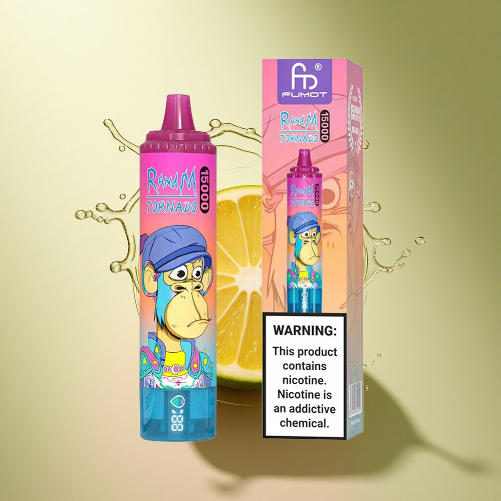 RandM Fumot Tornado 15000 Puffs Limoenade 25ml 850mAh Mesh