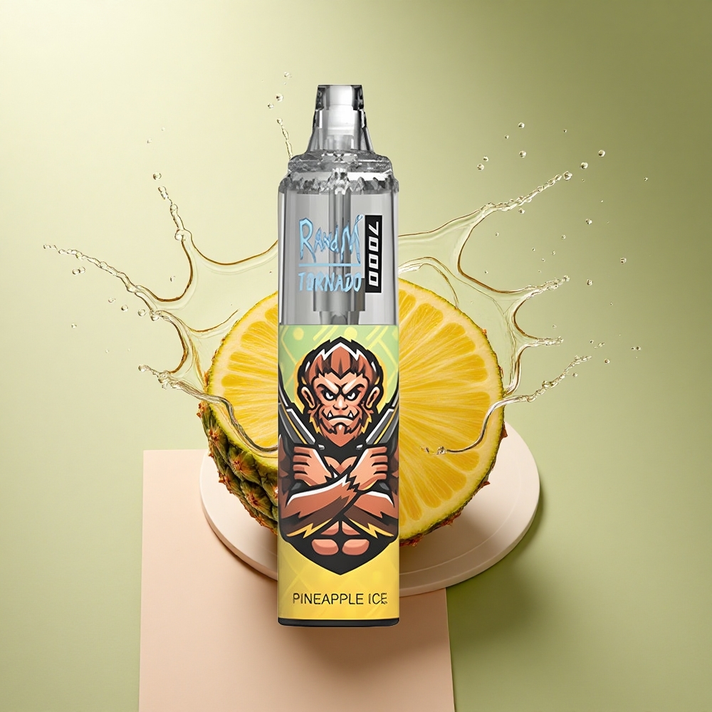 RandM Fumot Tornado 7000 Puffs Ananas IJs 850 mAh Mesh Type-C