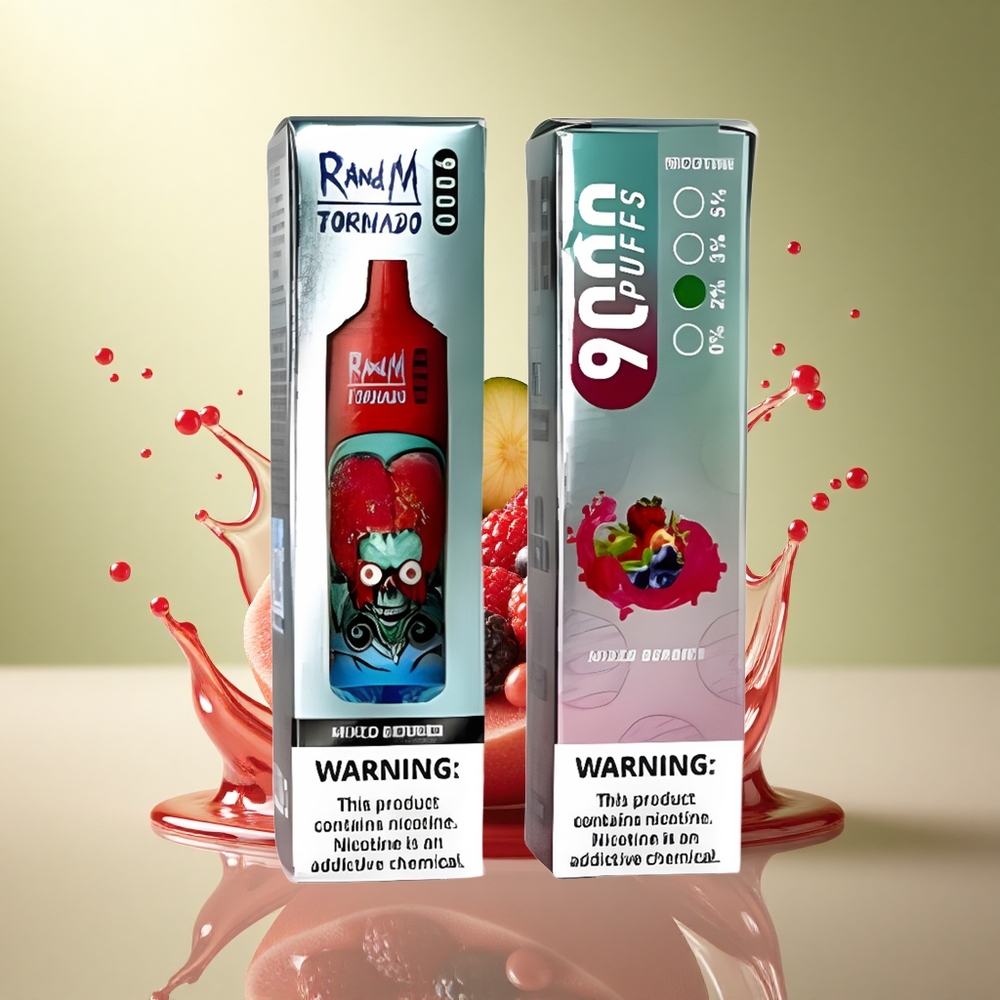 RandM Fumot Tornado 9000 Puffs Mixed Bessen Mesh Coil 850 mAh