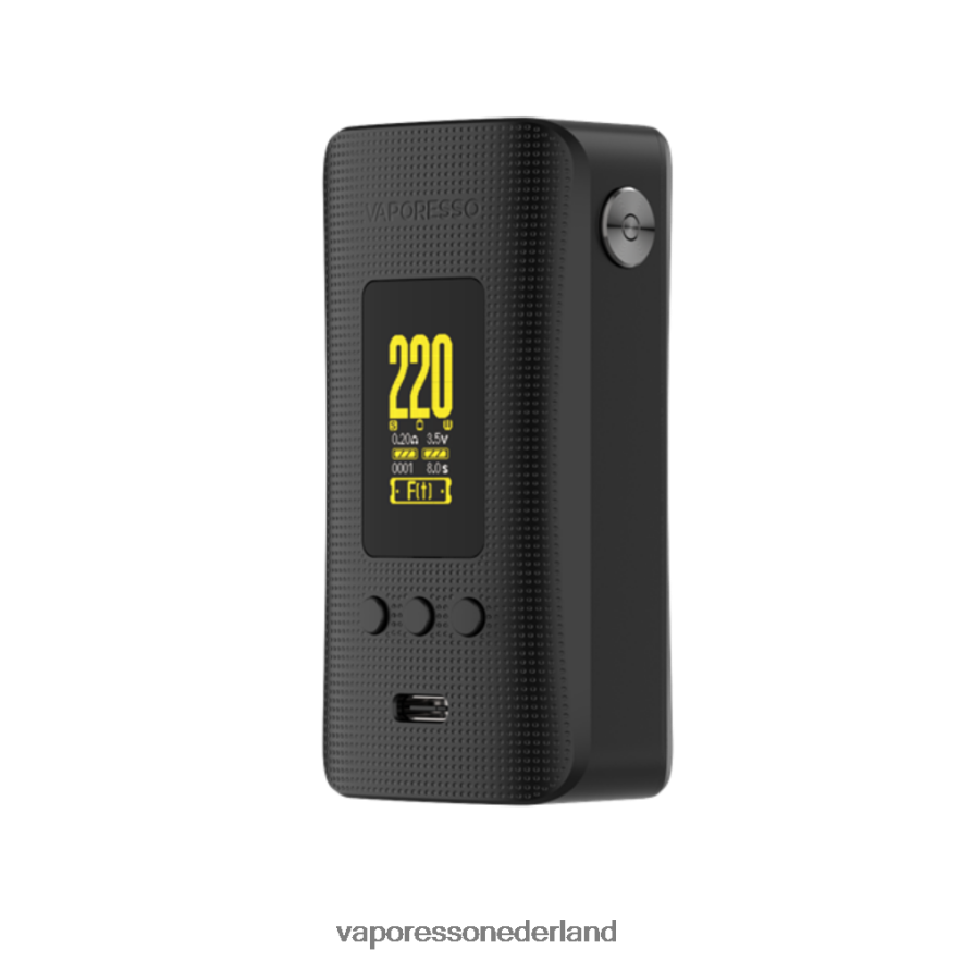donkerzwart Vaporesso GEN 200 mod - Vaporesso Nederland VX6NZV253